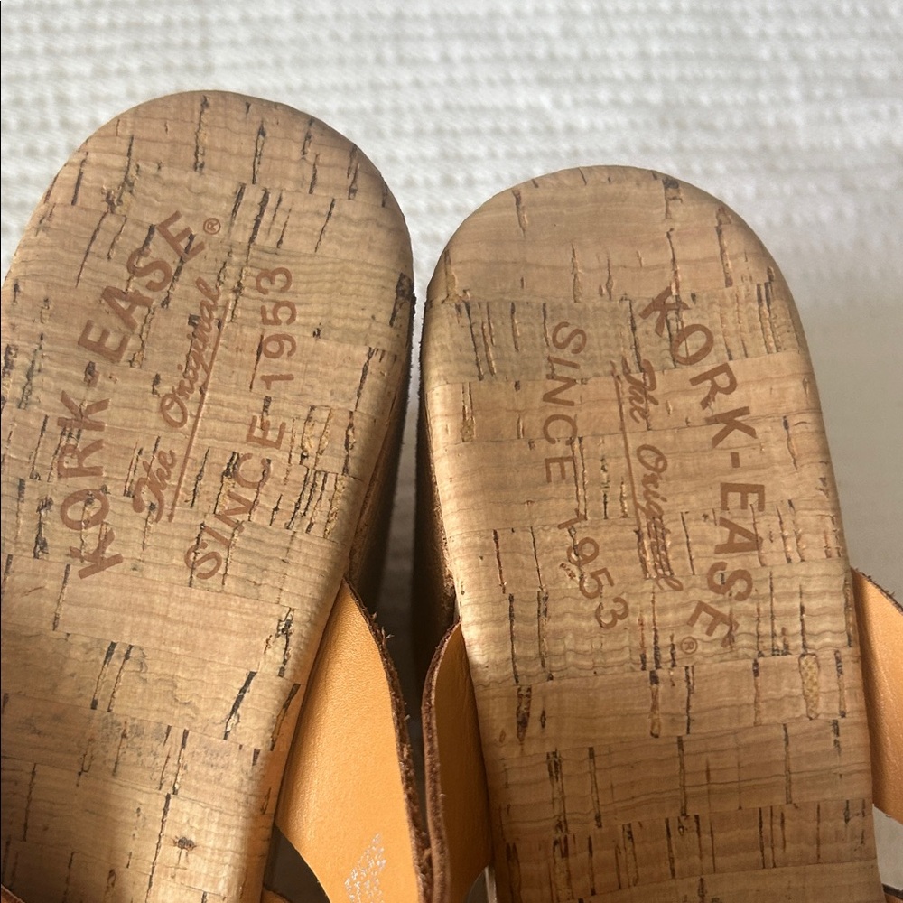 Kork-Ease Tan Leather Mules 8 - Picture 9 of 9